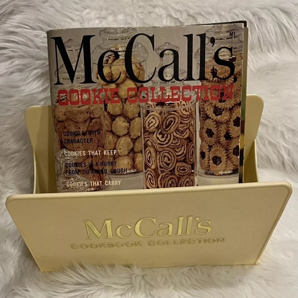 Vintage McCall’s Collection Cookbook Holder includes 1965‎ Set of 3 Cookbooks